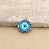 10pcs Resin Evil Eye Charms for Earring Jewelry DIY Accessory