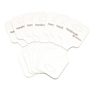 50pcs Necklace Display Holder Card - Bracelet Organizer Pack