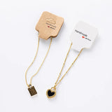 50pcs Necklace Display Holder Card - Bracelet Organizer Pack