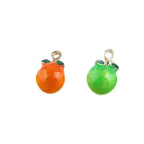 6pcs Mini 3D Fruit Dragon Banana Orange Drop Oil DIY Hand Rope Charms