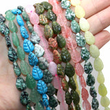 8x12MM Aventurine Agate Quartz Turquoise Spacer Beads