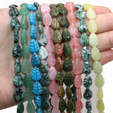 8x12MM Aventurine Agate Quartz Turquoise Spacer Beads