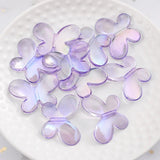 10-30Pcs Butterfly Acrylic Beads 21x30mm Spacer Loose Beads For Jewelry DIY