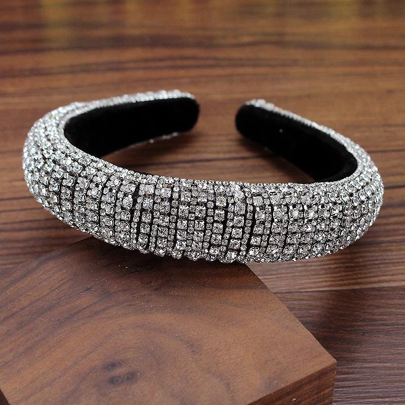 Sparkly Crystal Headband for Women Wedding Hair Accessories