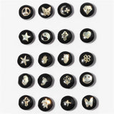 Shell Beads Star Crescent Charm Mother Of Pearl DIY Jewelry 7-8mm