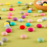 50Pcs Abacus Silicone Beads BPA-Free Jewelry Making Pacifier Chain Teeth Che