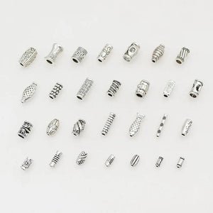 Antique Metal Tube Loose Beads Alloy Bracelets Bead Spacers DIY Jewelry