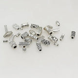 Antique Metal Tube Loose Beads Alloy Bracelets Bead Spacers DIY Jewelry