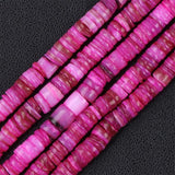 Colored Freshwater Shell Heishi Beads Roundelle Spacer for Jewelry Making