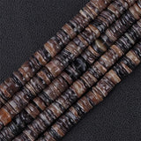 Colored Freshwater Shell Heishi Beads Roundelle Spacer for Jewelry Making