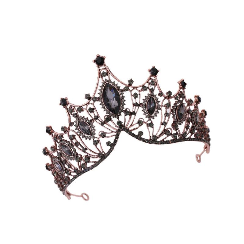 Vintage Bridal Headband Baroque Style Wedding Rhinestone Women Headwear