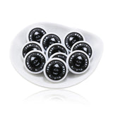 10pcs Cow Print Silicone Beads for DIY Jewelry