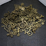 25pcs Mixed Vintage Bronze Transportation Charms for Jewelry Making