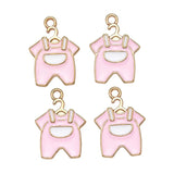 20Pcs 15*21mm Baby Clothes Enamel Pendant for Jewellery Making