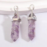 10pcs Colorful Stone Charms Crystal Pendants for DIY Jewelry Making