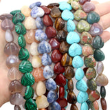 10-20mm Heart Shape Gemstone Spacer Beads DIY Jewelry Making Bracelet