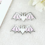 10 Pcs Halloween Charms Witch Skull Bat Cat Acrylic Findings DIY Making