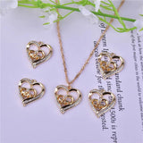 Mom Heart Monday Rhinestone Metal Charms Pendant for DIY Jewelry Making