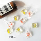10pcs Resin Goldfish Charms in Water Bag - DIY Fish Earrings Pendant