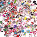 40Pcs/Lot Mix Heart Love Flower Floating Charms Random Animal Moon Star