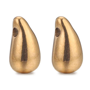 10pcs Stainless Steel Fat Drop Charms Earring for Jewelry Making Supplies