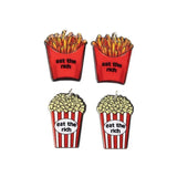10Pcs Rich Chips Charms Acrylic Popcorn DIY Making