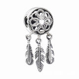 10Pcs/Lot Tassel Feather Dream Catcher Bracelet Necklace Charms Jewelry