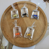10pcs Resin Goldfish Charms in Water Bag Jewelry Pendant DIY