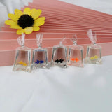 10pcs Resin Goldfish Charms in Water Bag Jewelry Pendant DIY