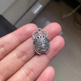 30pcs Egyptian Scarab Beetle Pendant Accessories for DIY Jewelry Charms