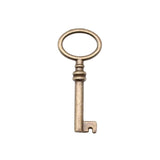 10pcs Key Charms DIY Jewelry Findings Antique Bronze Alloy Pendant
