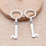 10pcs Key Charms DIY Jewelry Findings Antique Bronze Alloy Pendant