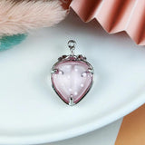 Apeur 10pcs Resin Cherry Strawberry Charms Fruits Pendants Earrings Pen