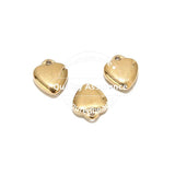 10pcs Heart Charm 10mm Pendants for DIY Necklaces Bracelets