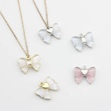 6pcs Zinc Alloy Mini Resin Bow-knot Charms for DIY Earrings