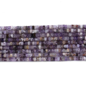 Amethyst Rondelle Beads 2x2x4MM 15.5'' Strand