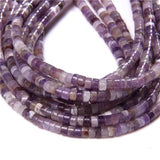 Amethyst Rondelle Beads 2x2x4MM 15.5'' Strand