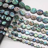 5pcs Abalone Shell Coin Beads for Jewelry Making DIY Charms Necklace Bracelet