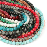 Tiger Eye Agate Jade Howlite Stone Beads for Bracelet