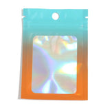20pcs Iridescent Zip Lock Bags Cosmetic Plastic Retail Packaging Poly Pouches