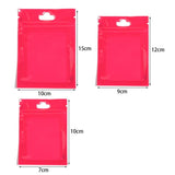 20pcs Iridescent Zip Lock Bags Cosmetic Plastic Retail Packaging Poly Pouches
