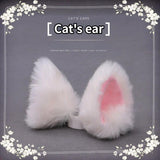 Cat Fox Fur Ear Hair Hoops Night Party Anime Lolita Hairband