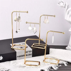 Metal Earring Storage Rack DIY Jewelry Organizer Holder