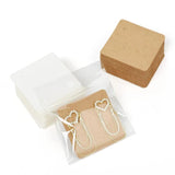 50pcs Earrings Necklaces Display Cards for DIY Jewelry Boxed Packaging
