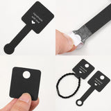 50pcs 4x10cm Self Adhesive Bracelet Display Card Jewelry Holder Cardboard