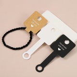 50pcs 4x10cm Self Adhesive Bracelet Display Card Jewelry Holder Cardboard