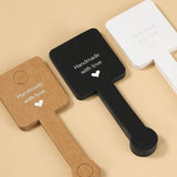 50pcs 4x10cm Self Adhesive Bracelet Display Card Jewelry Holder Cardboard