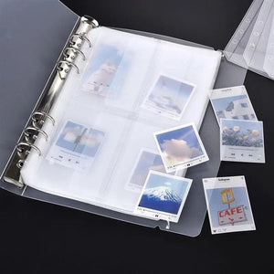 A5 6-Hole Storage Clip Bag for Cutting Dies Stamps Organizer