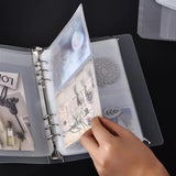 A5 6-Hole Storage Clip Bag for Cutting Dies Stamps Organizer