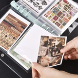 A5 6-Hole Storage Clip Bag for Cutting Dies Stamps Organizer